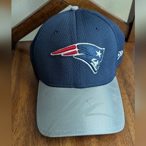 New Era New England Patriots 39Thirty Blue Grey Cap Onfield Sideline Flex M-L